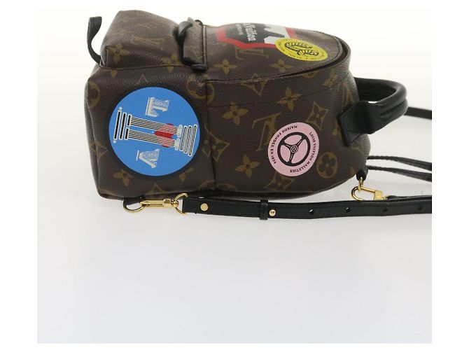 LOUIS VUITTON Borsa a spalla Palm Springs Monogram World Tour M42971 auth 29526alla - vista 3
