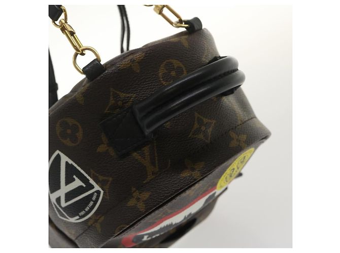 LOUIS VUITTON Borsa a spalla Palm Springs Monogram World Tour M42971 auth 29526alla - vista 6