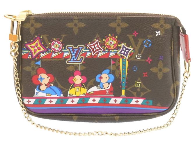 LOUIS VUITTON Monogram Vivienne Mini Pochette Accessoires M69976 auth 28293A Monogramme - vue 13