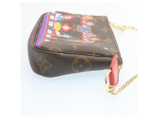 LOUIS VUITTON Monogram Vivienne Mini Pochette Accessoires M69976 auth 28293A Monogramme - vue 3