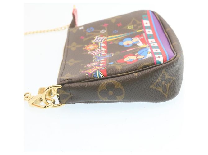 LOUIS VUITTON Monogram Vivienne Mini Pochette Accessoires M69976 auth 28293A Monogramme - vue 4