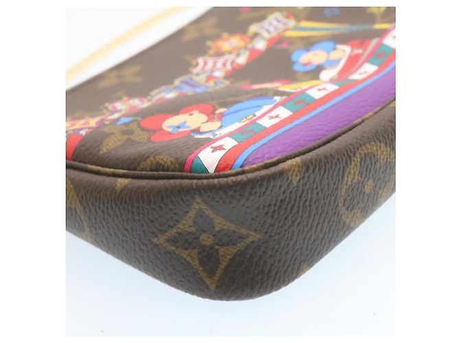 LOUIS VUITTON Monogram Vivienne Mini Pochette Accessoires M69976 auth 28293A Monogramme - vue 8