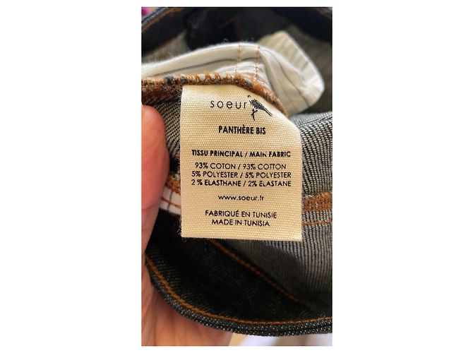 Soeur Jeanshose Marineblau - Ansicht 4