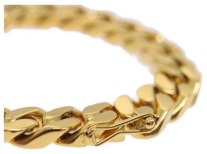 Bracciale CHANEL COCO Mark Gold CC Auth hk403 D'oro - vista 7