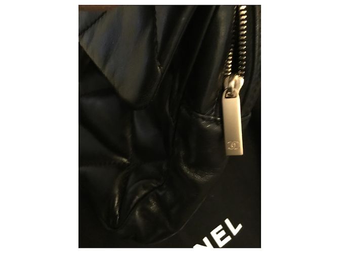Timeless Borsa Chanel Jumbo in pelle d'agnello nera Nero - vista 8