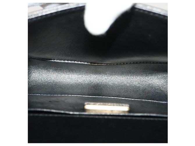CHANEL Bolso de hombro Chain Boy Chanel Tile Negro Multicolor CC Auth 29551A - vista 10