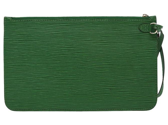 LOUIS VUITTON Pochette Accessoires Epi Neverfull MM Vert FO4133 Auth LV 31106 - vue 3