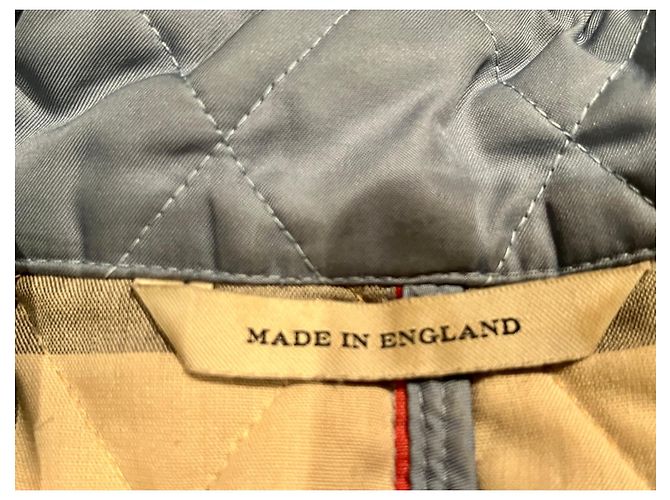 Chaqueta Burberry acolchada azul claro - vista 5
