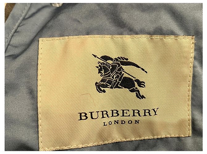 Chaqueta Burberry acolchada azul claro - vista 6