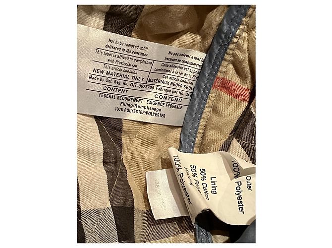 Chaqueta Burberry acolchada azul claro - vista 8