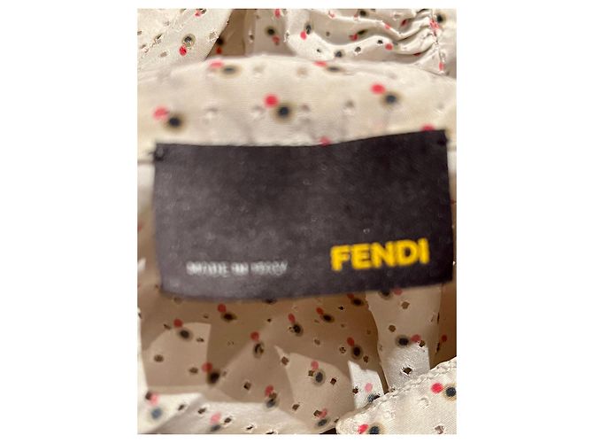 Vintage Seidenbluse von Fendi Beige - Ansicht 4