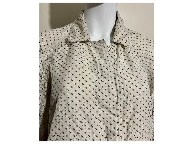 Vintage Seidenbluse von Fendi Beige - Ansicht 7
