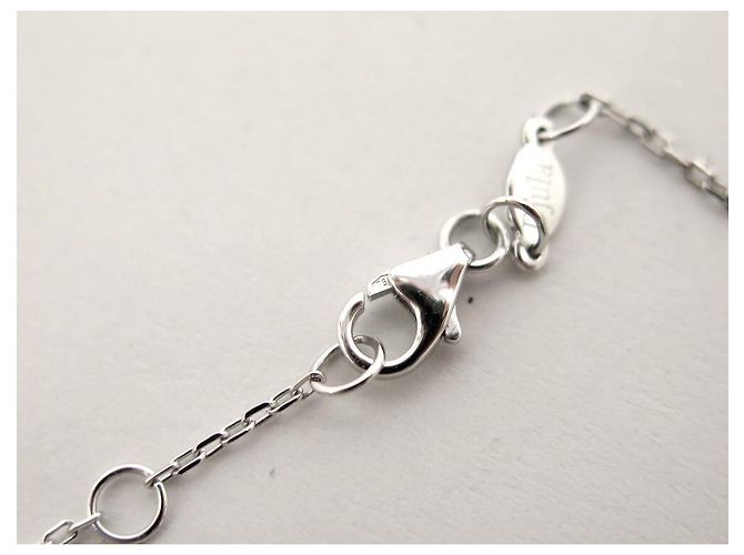 NUEVA PULSERA DJULA DROP DE ORO BLANCO 18JOYA PULSERA K & DIAMANTE ORO BLANCO - vista 5
