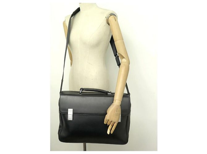 Autre Marque NOVA ALMOFADA PORSCHE DESIGN 41CM PASTA DE OMBRO DE COURO PRETO - vista 4