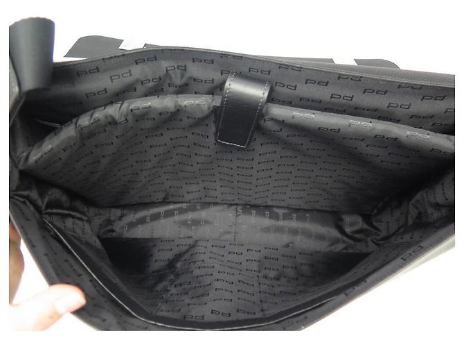 Autre Marque NOVA ALMOFADA PORSCHE DESIGN 41CM PASTA DE OMBRO DE COURO PRETO - vista 5