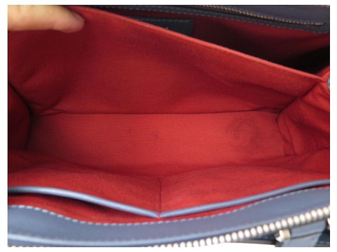 Lancel BOLSO DE MANO LANCE LISON PM A07893 BOLSO DE MANO DE PIEL GRANULADA AZUL - vista 10