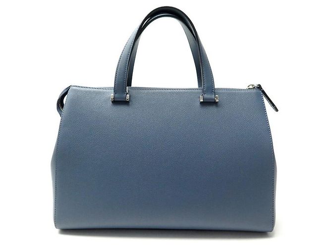 Lancel BOLSO DE MANO LANCE LISON PM A07893 BOLSO DE MANO DE PIEL GRANULADA AZUL - vista 2