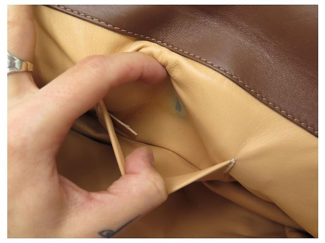 Chloé BOLSA CHLOE ELSIE PYTHON COURO E LATENTES TAUPE 26BOLSA DE MÃO CM - vista 10
