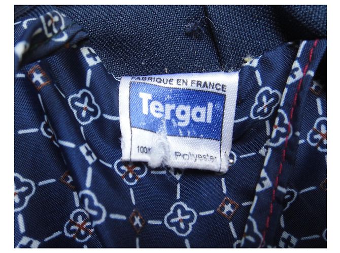 Autre Marque Blauer Tergal Übergangsmantel Größe 44 - Ansicht 5