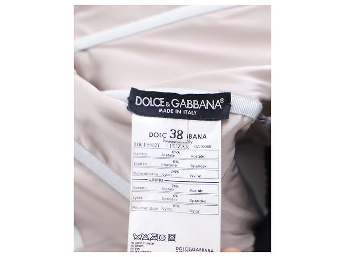 Dolce & Gabbana Abito bustier Dolce e Gabbana in abito argento Metallico - vista 4