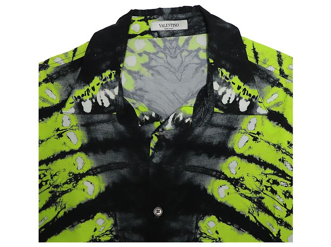 Camicia Valentino Stampa Tie Dye in Viscosa Multicolor Multicolore - vista 3