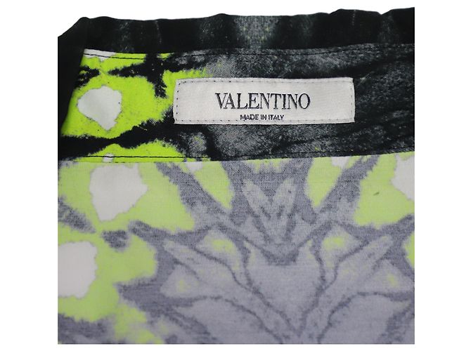 Camicia Valentino Stampa Tie Dye in Viscosa Multicolor Multicolore - vista 4