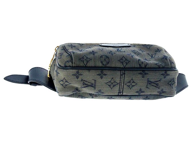 Bumbag Marsupio da esterno in denim blu con monogramma Louis Vuitton - vista 4