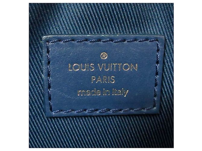 Bumbag Marsupio da esterno in denim blu con monogramma Louis Vuitton - vista 6