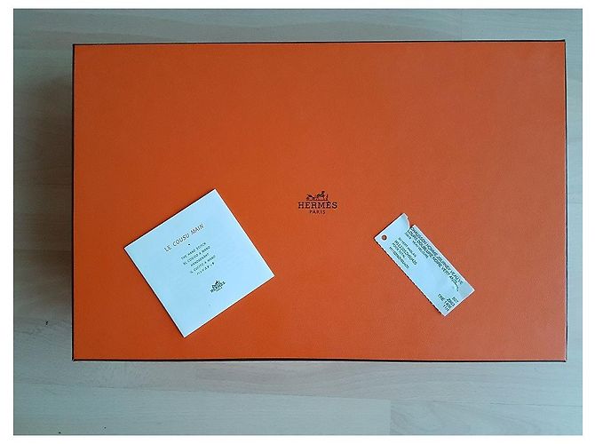 Hermès pantofole in camoscio Verde scuro - vista 5