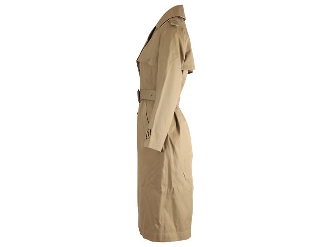 Apc EN.PAG.do. Gabardina Simone con botonadura forrada de algodón beige - vista 2