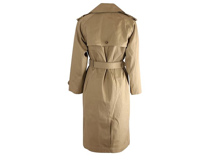 Apc EN.PAG.do. Gabardina Simone con botonadura forrada de algodón beige - vista 3