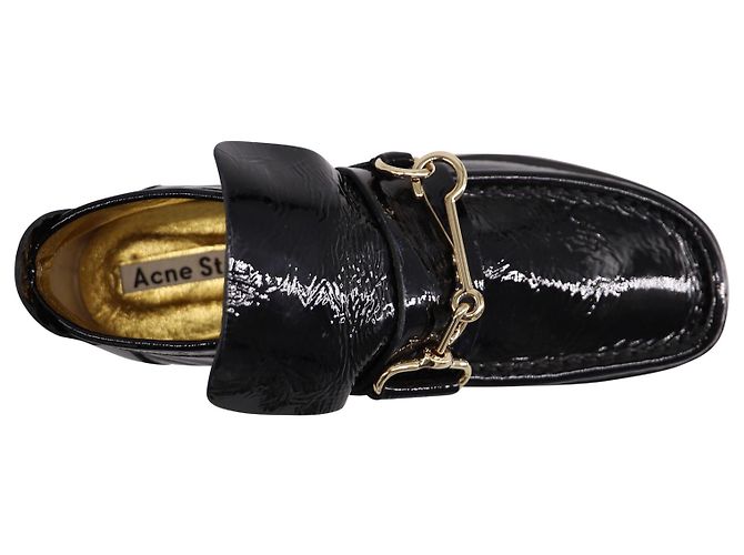 Botines Acne Studios Kerin de Charol Negro - vista 10