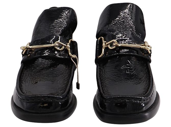 Botines Acne Studios Kerin de Charol Negro - vista 3