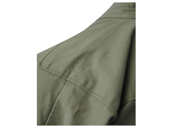 Chaqueta cruzada Rachel Comey Hugh de algodón verde - vista 8