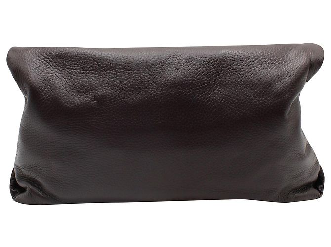 Pochette Sergio Rossi Viva Lea in Pelle Nera - vista 4