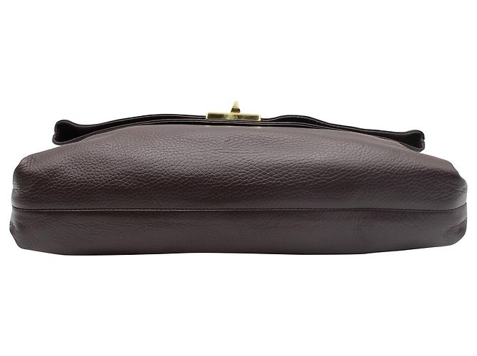 Pochette Sergio Rossi Viva Lea in Pelle Nera - vista 5