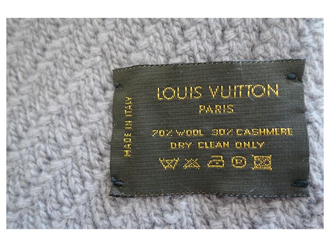 Bufanda Louis Vuitton XXL grande lana cachemira malva como nueva Lavanda - vista 4