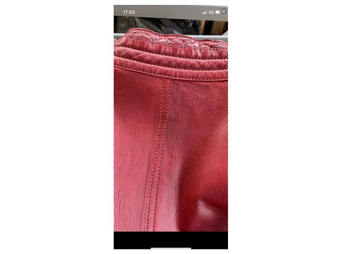 Marmont Gucci Motorrad Lederjacke von TOM Ford Bordeaux - Ansicht 8