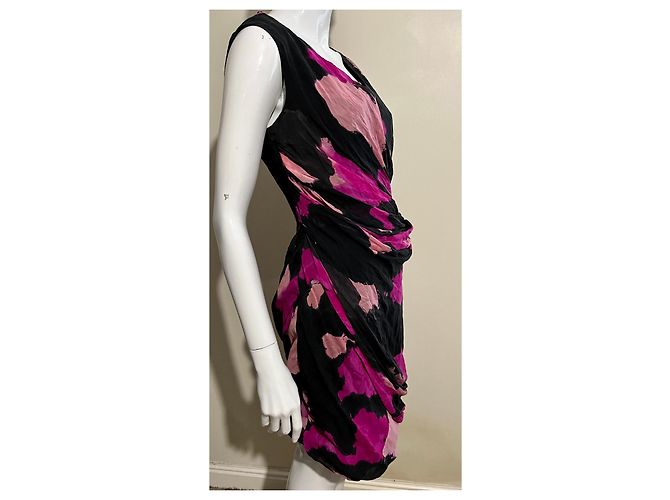 Diane Von Furstenberg vestido DvF Frankia de seda Multicolor - vista 2