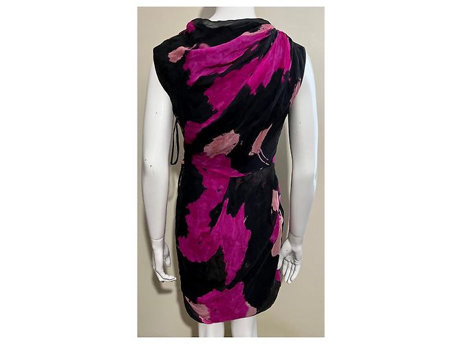 Diane Von Furstenberg vestido DvF Frankia de seda Multicolor - vista 3