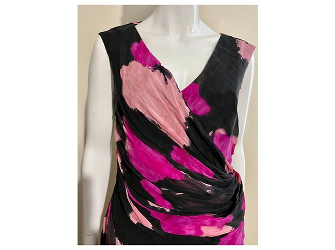 Diane Von Furstenberg vestido DvF Frankia de seda Multicolor - vista 4