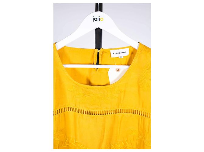 Chloé Stora blusa Chloe Stora 40 Amarillo - vista 2