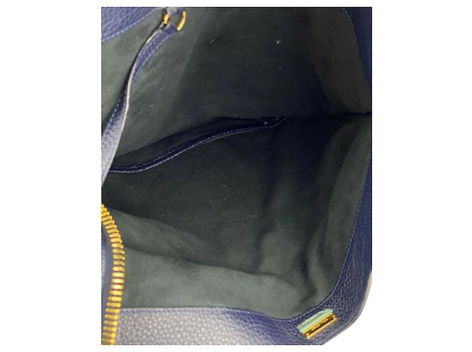 Tom Ford Borsa Tom Ford Alix Fold-over Blu Navy Pelle di vitello martellata Borsa a tracolla in pelle B443 - vista 5