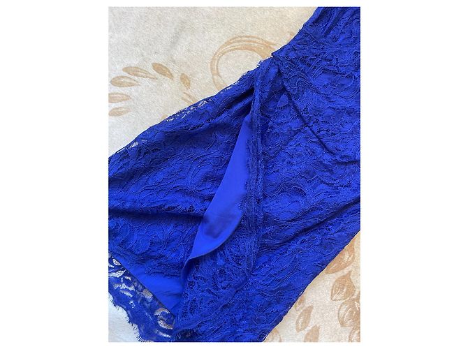Emilio Pucci Kleid aus blauer Spitze - Ansicht 4