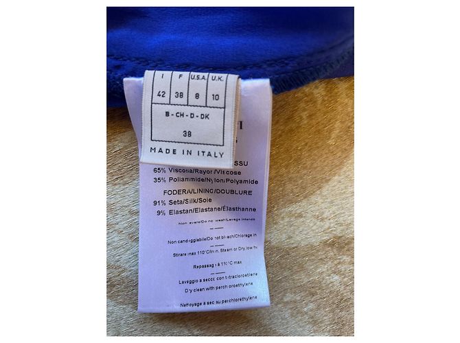 Emilio Pucci Kleid aus blauer Spitze - Ansicht 7