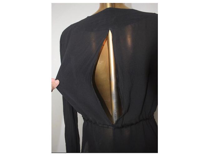 La Perla Ropa de dormir de seda y viscosa negro - vista 6