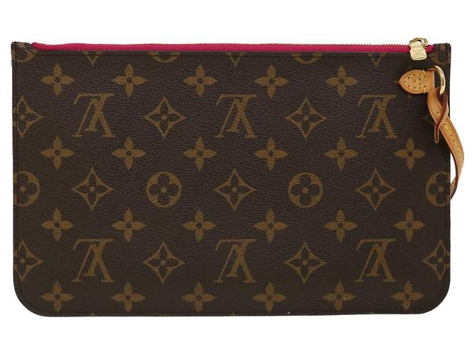 LOUIS VUITTON Monogram Neverfull MM Accessory Pouch LV Auth 31423 - view 3