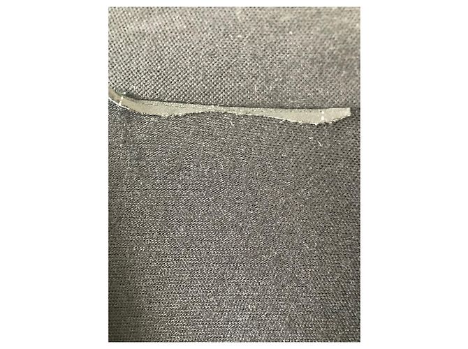 Chanel Strickjacke mit Krawattenkragen aus Kaschmir und Seide Dunkelblau - Ansicht 6