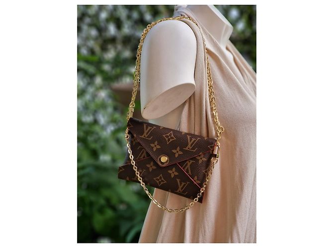 Borsa a mano Louis Vuitton Kirigami Marrone in Tela - vista 7