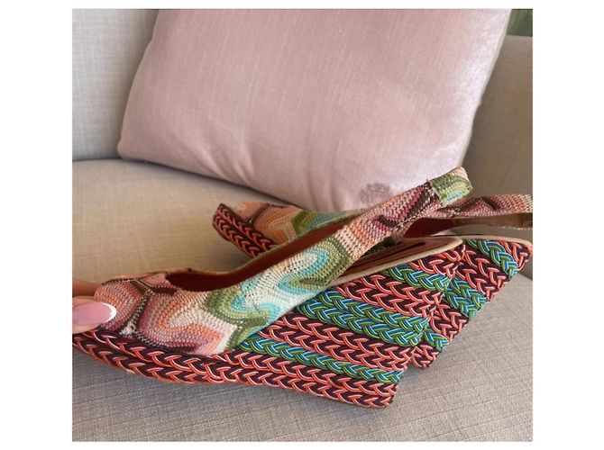 Mule con zeppa Missoni multicolore - vista 2